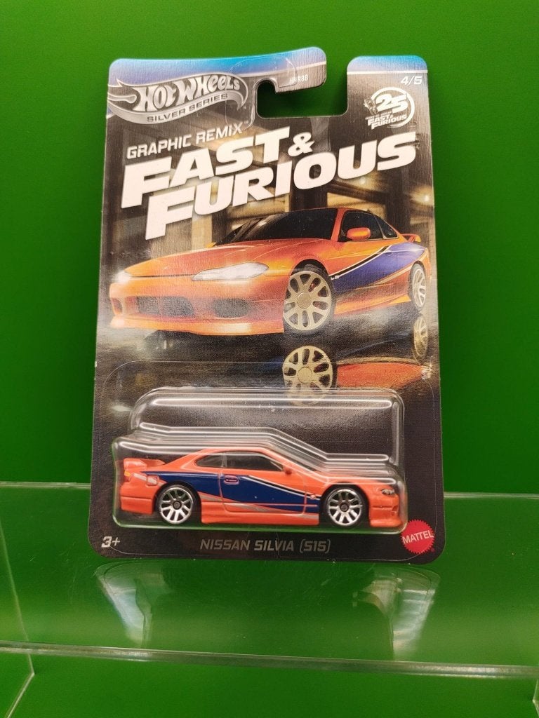 Hot Wheels Fast & Furious Graphic Remix Nissan Silvia (S15), Ophalen of Verzenden, Nieuw, Auto