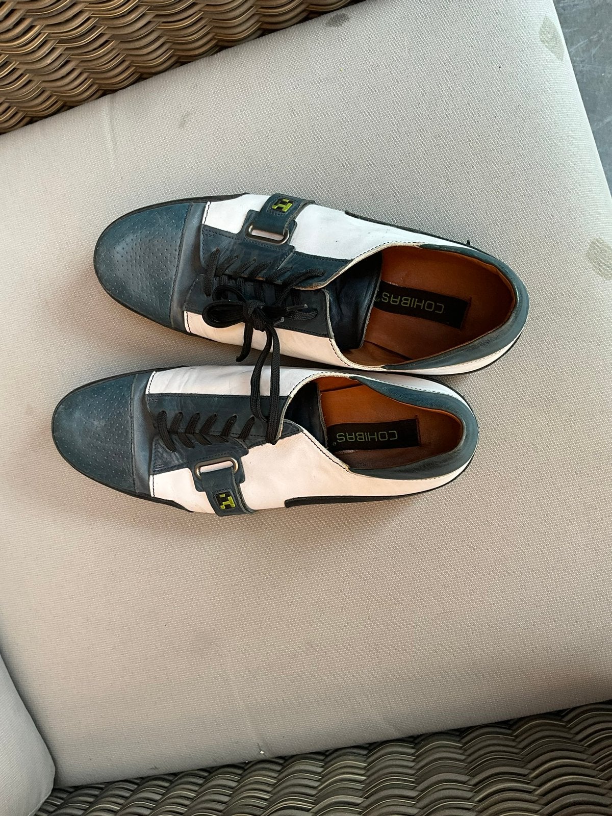Chique herensneaker maat 41,5 kleur blauw-wit, Kleding | Heren, Schoenen, Zo goed als nieuw, Sneakers of Gympen, Blauw, Ophalen of Verzenden