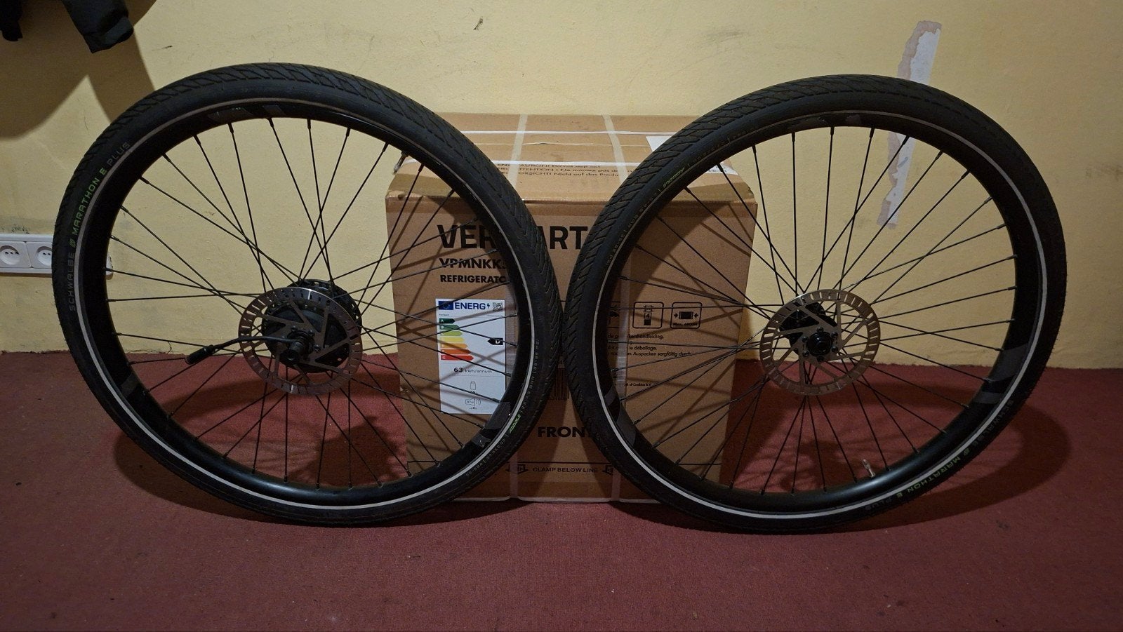 VanMoof S3/X3 voorwiel met motor en achterwiel, Fietsen en Brommers, Gebruikt, Ophalen of Verzenden, VanMoof, Aluminium