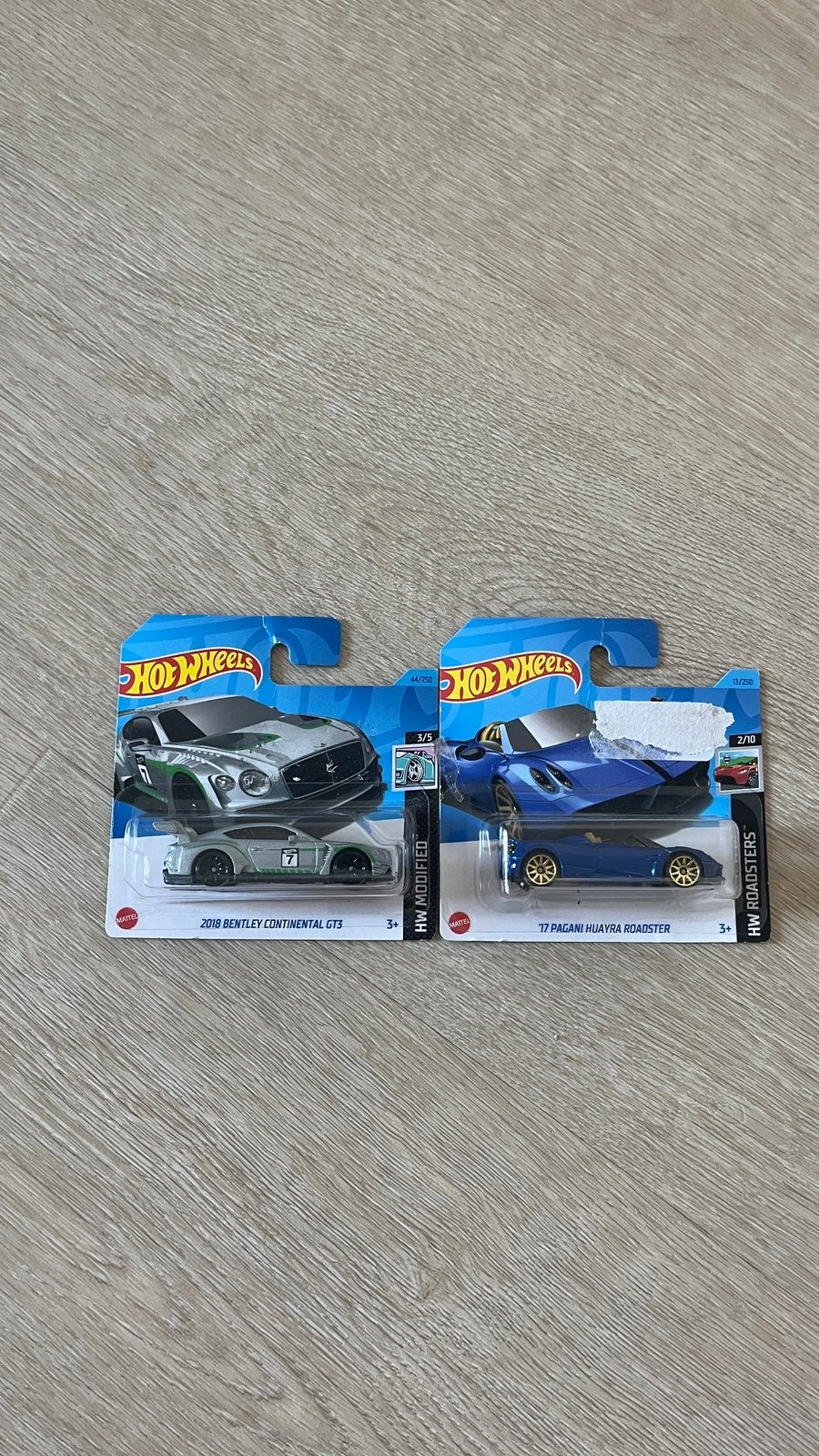 Hotwheels Bentley en Pagani, Ophalen of Verzenden, Nieuw, Auto