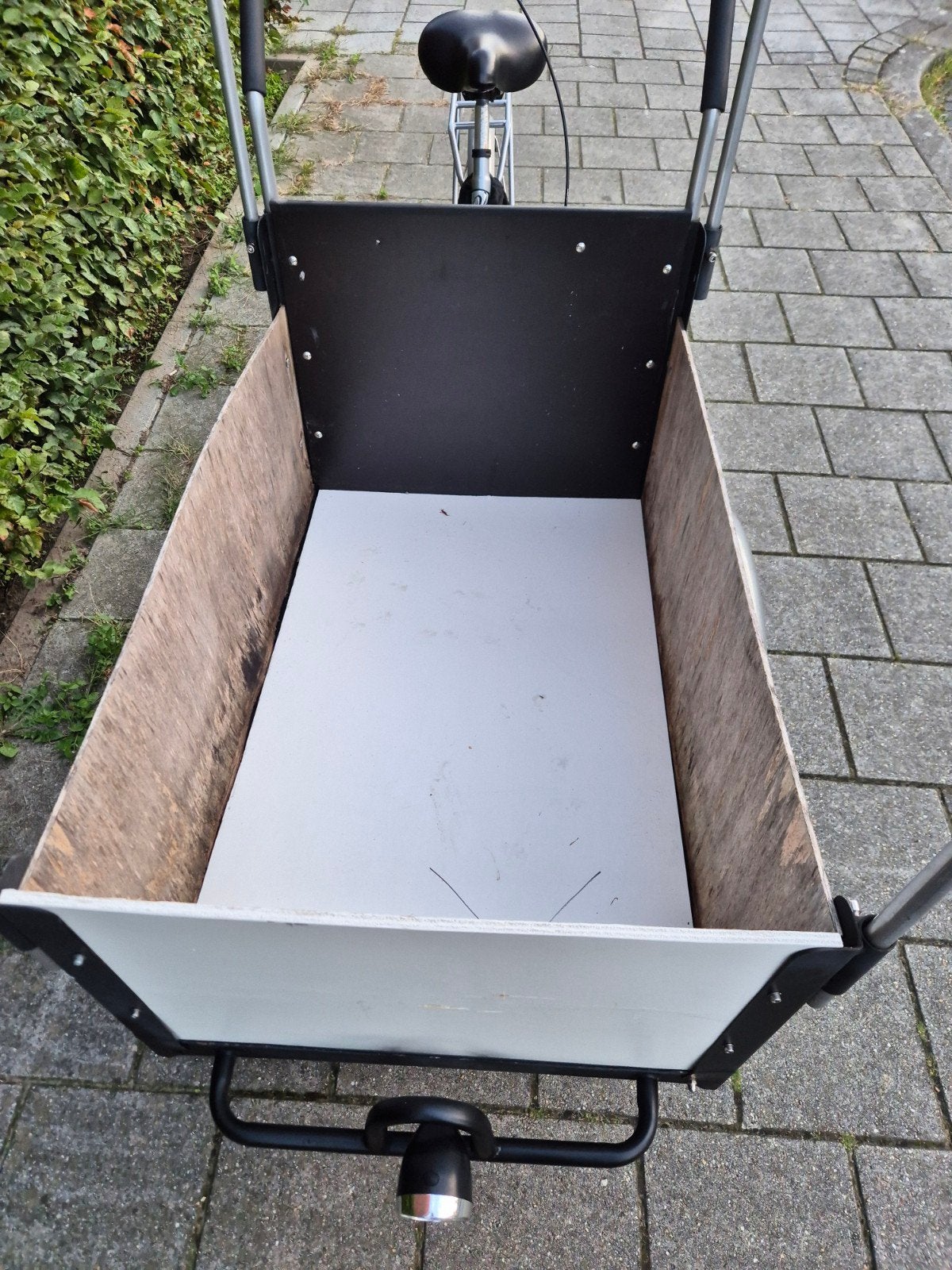 Bakfiets TROY BASIC  Alles werkt prima   7 Versnellingen, Fietsen en Brommers, Ophalen, Zo goed als nieuw, 4 kinderen of meer