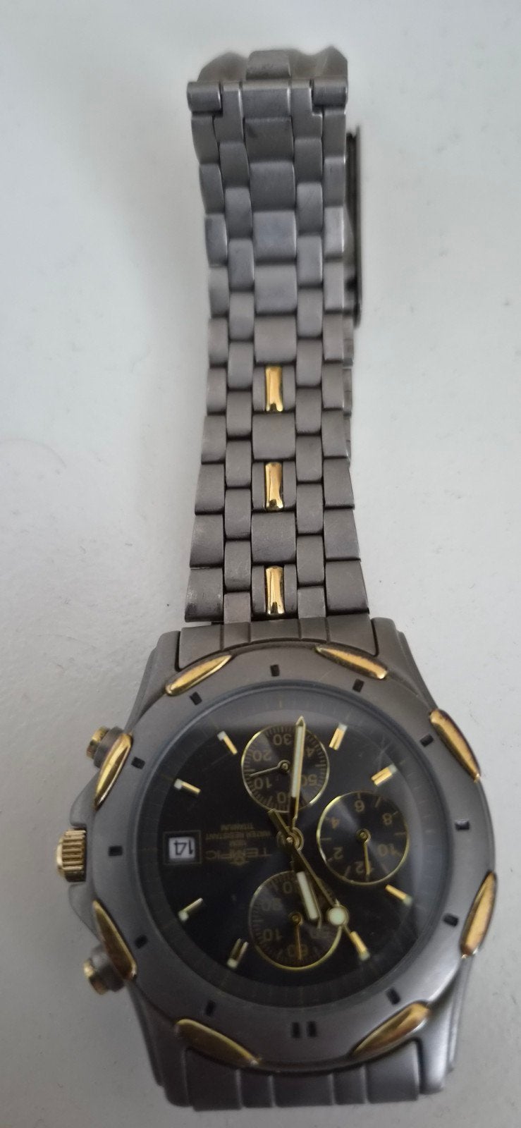 Tempic Titanium Chronograaf Herenhorloge, Ophalen