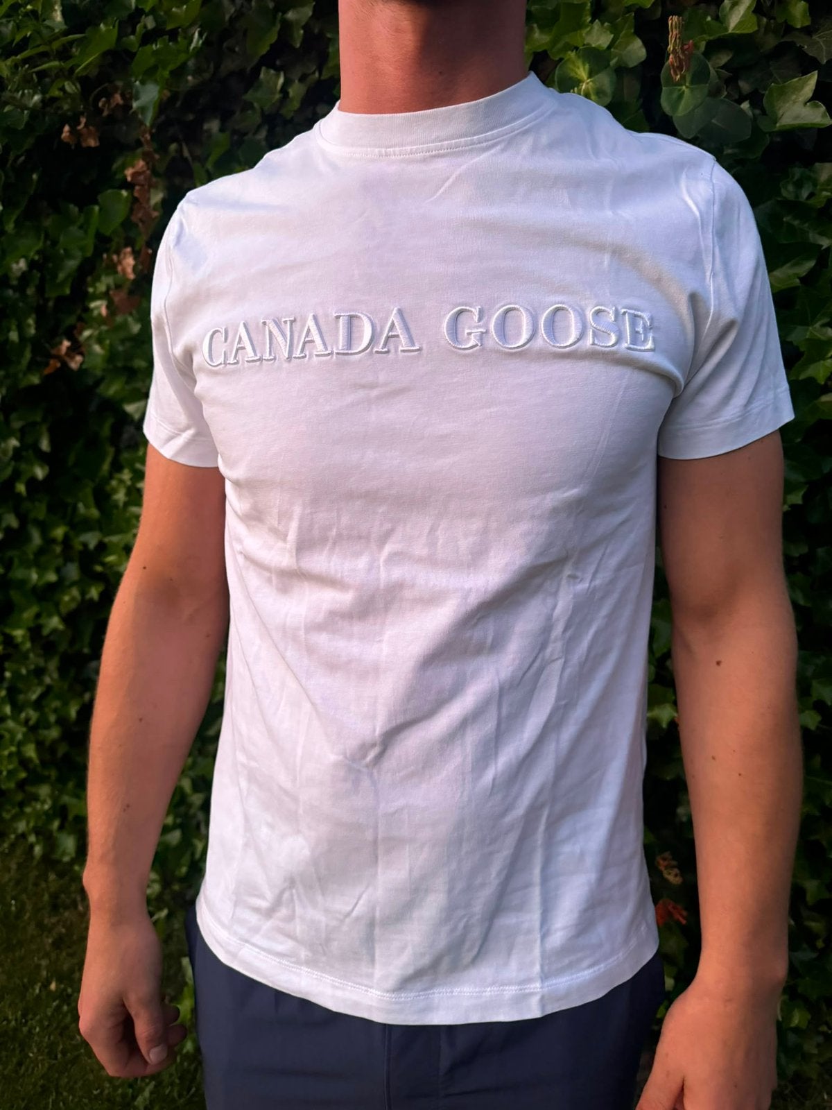 Orgineel Canada goose T-Shirt nieuw maat S, Kleding | Heren, Ophalen of Verzenden, Zo goed als nieuw, Wit