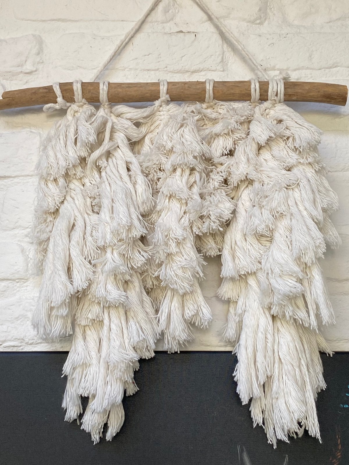 Wanddecoratie/hanger, macramé, Ophalen