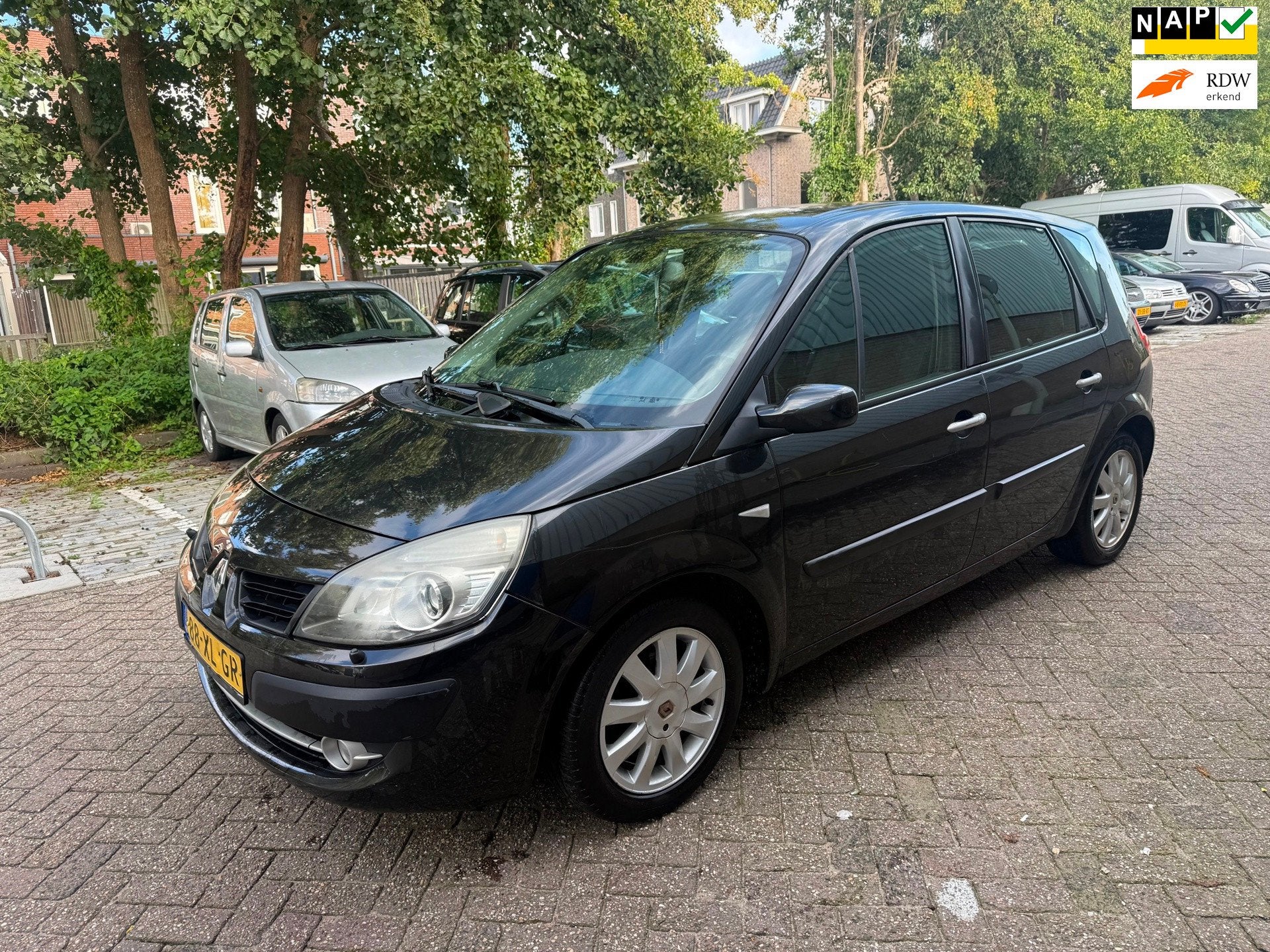 Renault Scénic Airco / 156.000 NAP / Koopje, Auto's, Gebruikt, 1295 kg, 4 cilinders, Zwart
