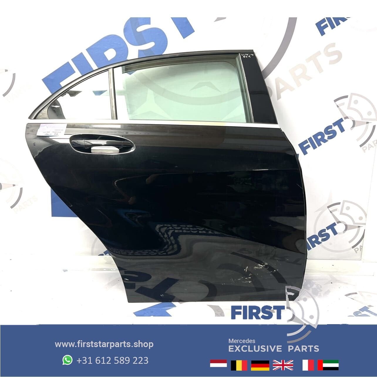 W176 DEUR RECHTS ACHTER A Klasse 2013-2018 PORTIER COMPLEET, Auto-onderdelen, Carrosserie en Plaatwerk, Gebruikt, -, Deur, Achter