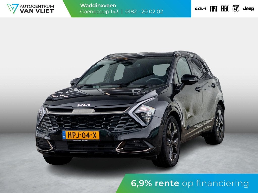 Kia Sportage 1.6 T-GDi Plug-in Hybrid AWD Dark Edition l Sto, Auto's, Kia, Automaat, 12 maanden, 14 kWh, Gebruikt