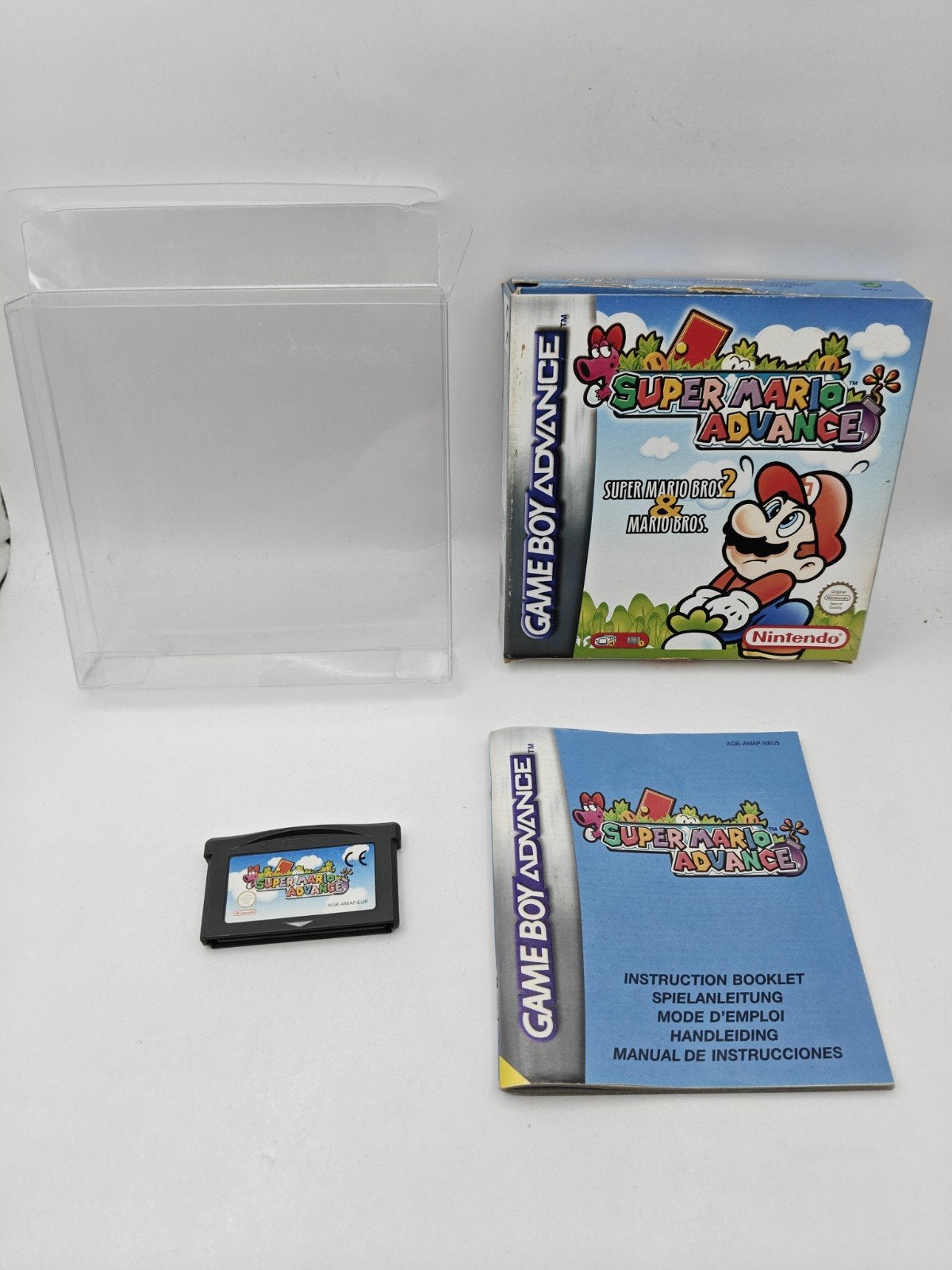 Super Mario Advance GameBoy Advance (GBA) CIB, Nintendo, 1 speler, Zo goed als nieuw, Vanaf 3 jaar