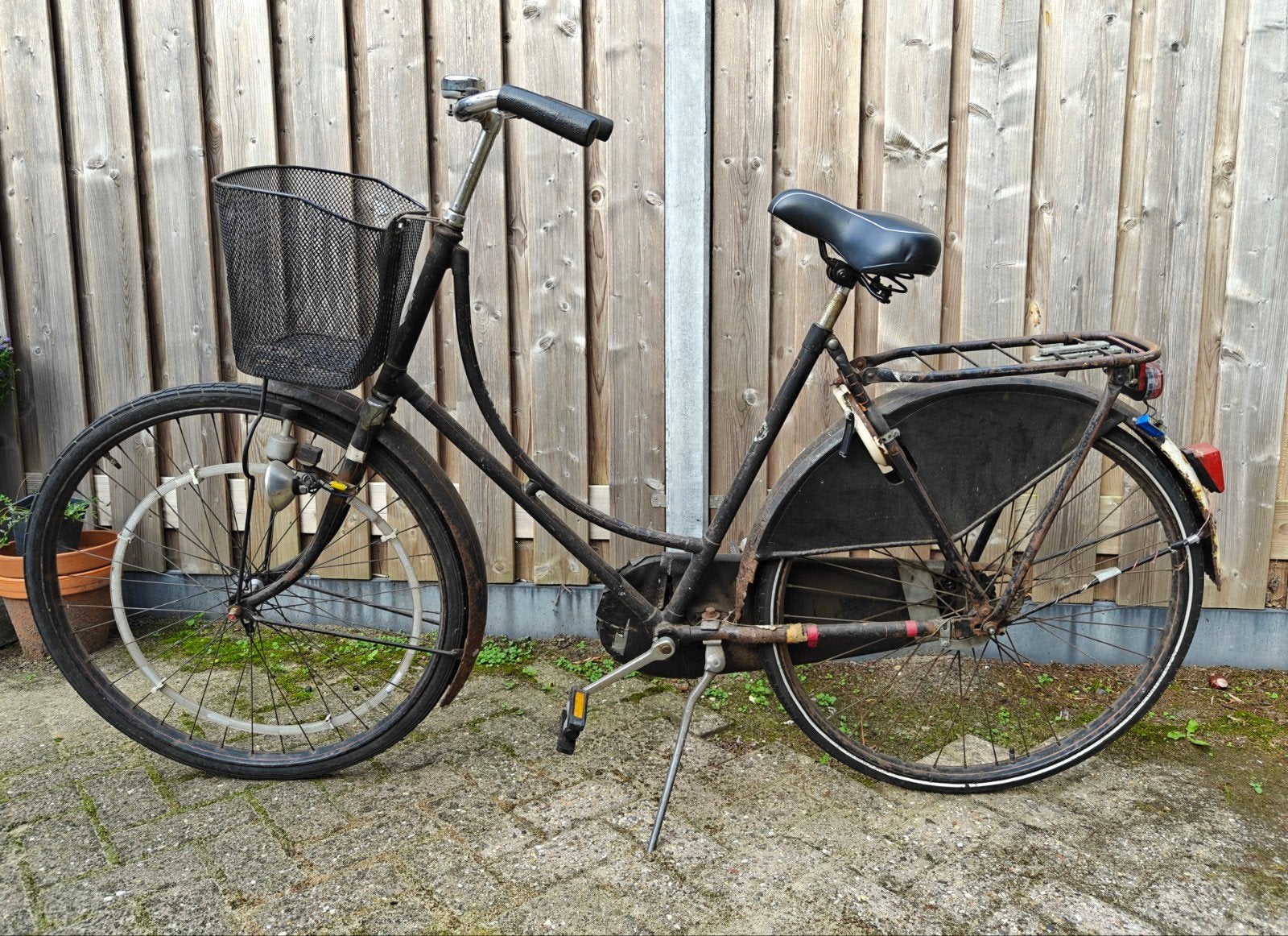Omafiets 28 inch, merk Benzo, Fietsen en Brommers, Ophalen, Gebruikt, Terugtraprem, Benzo