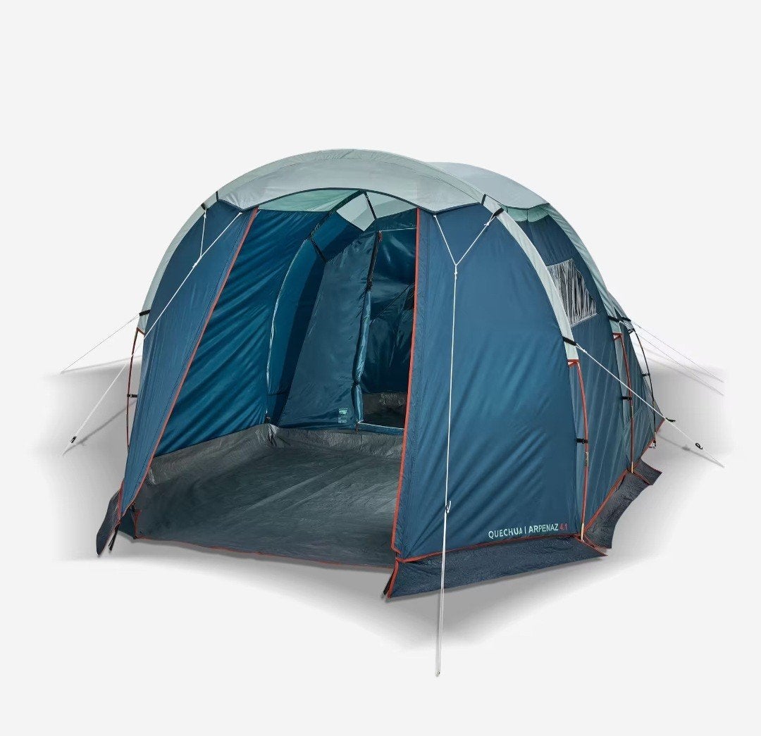 Quechua Arpenaz 4.1 familietent - 4 personen, Ophalen of Verzenden, Zo goed als nieuw, Tot en met 4