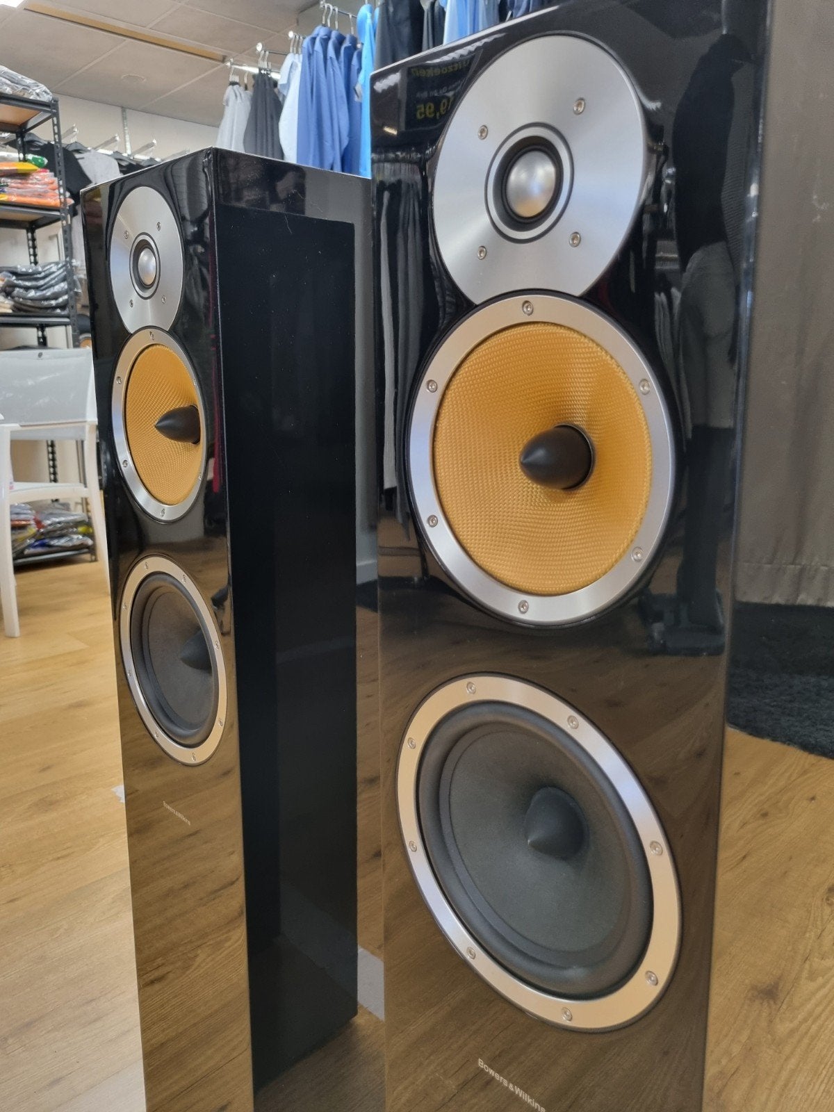 Bowers & Wilkins CM7 Luidsprekers | Speakers | Piano Lak, Ophalen, Vloerstaande luidspreker, Zo goed als nieuw, Bowers & Wilkins (B&W)
