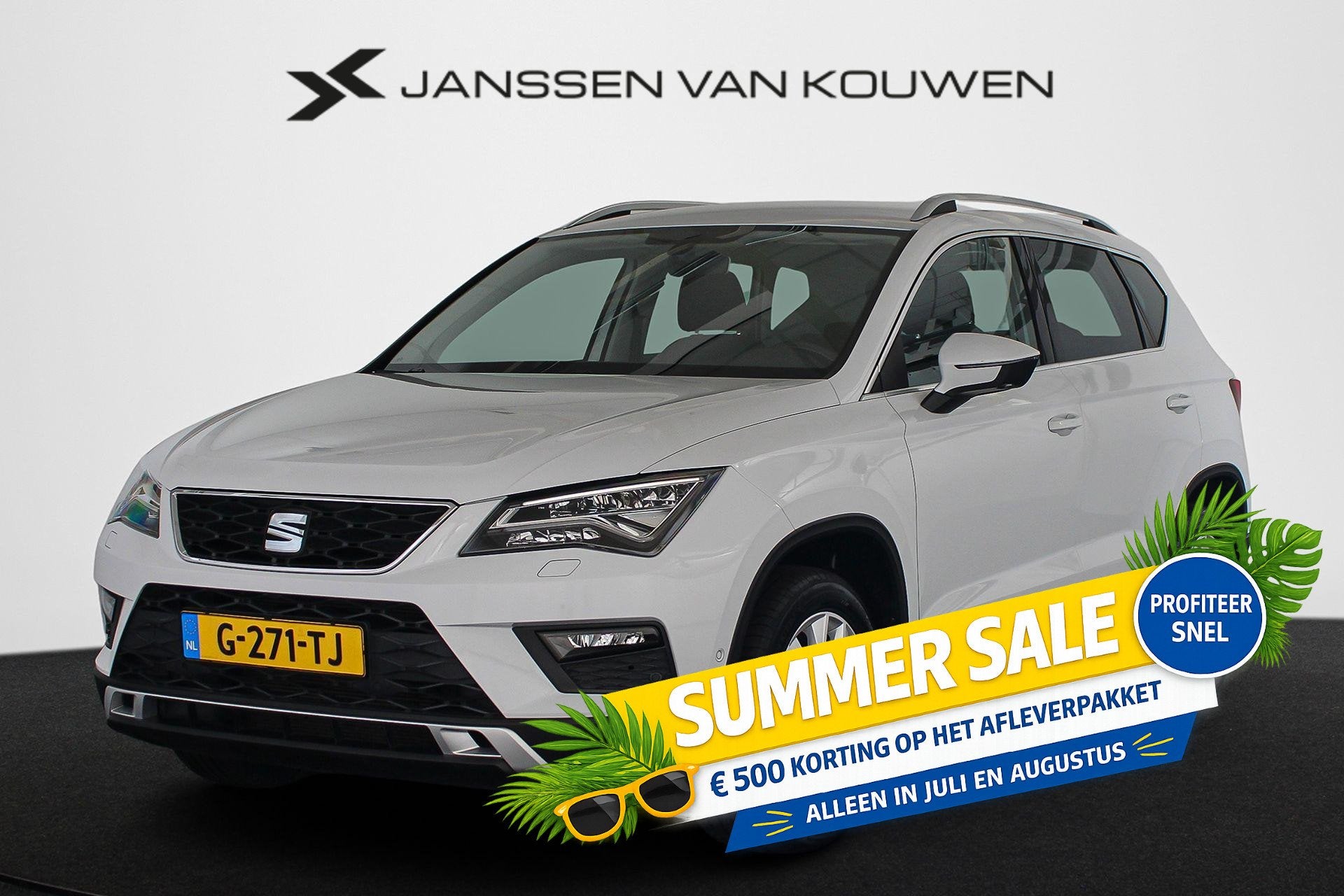SEAT Ateca 1.5 TSI Style Business Intense Stoelverwarming LE, Stof, 4 cilinders, 150 pk, Ateca