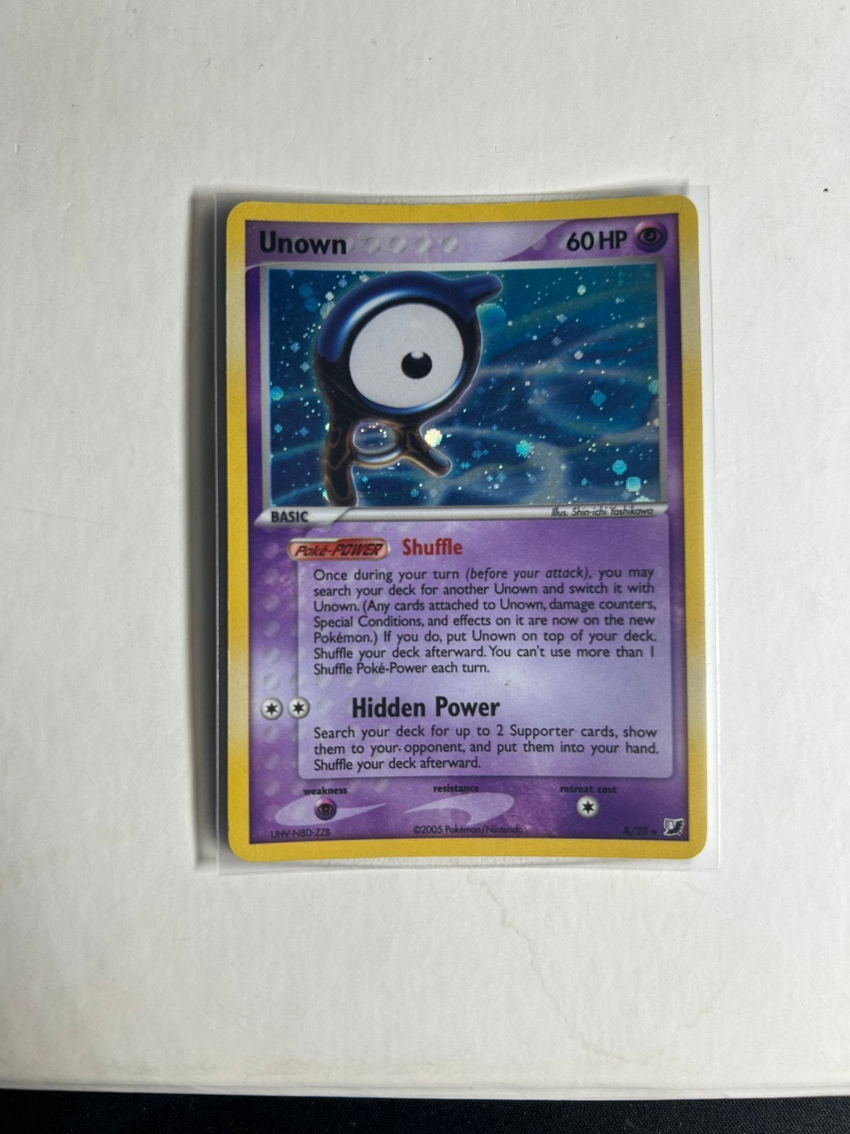 Unown [A] (UF A-28), Ophalen, Zo goed als nieuw