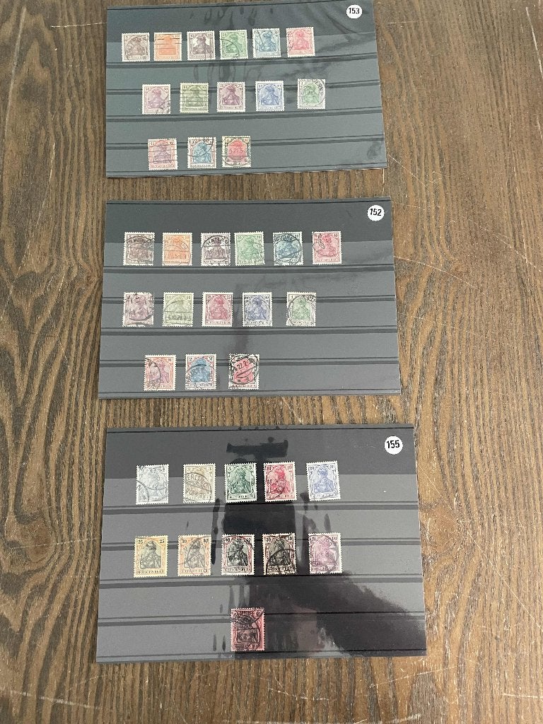 oude postzegels Duitsland 3 kaarten, Verzenden