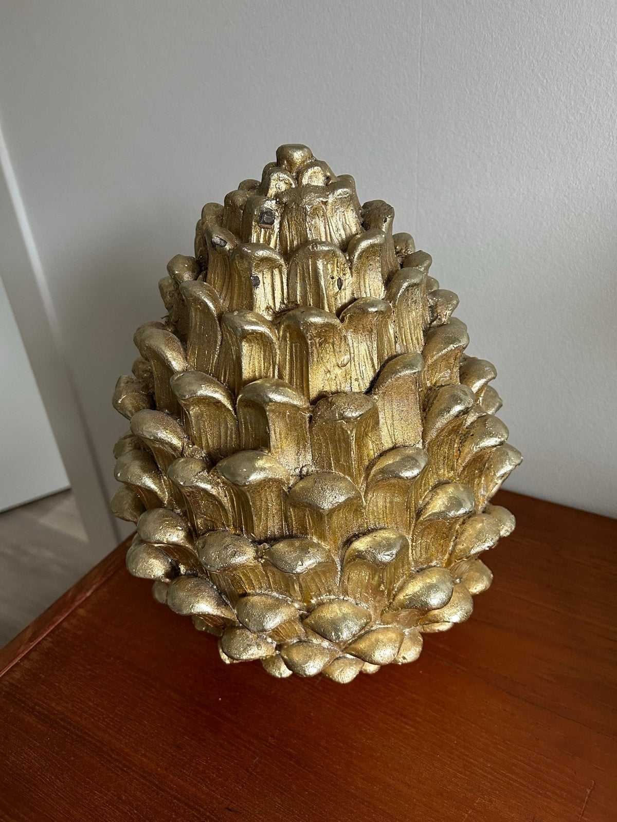 Goudkleurige Dennenappel Decoratie - Countryfield, Ophalen of Verzenden, Zo goed als nieuw, Goud