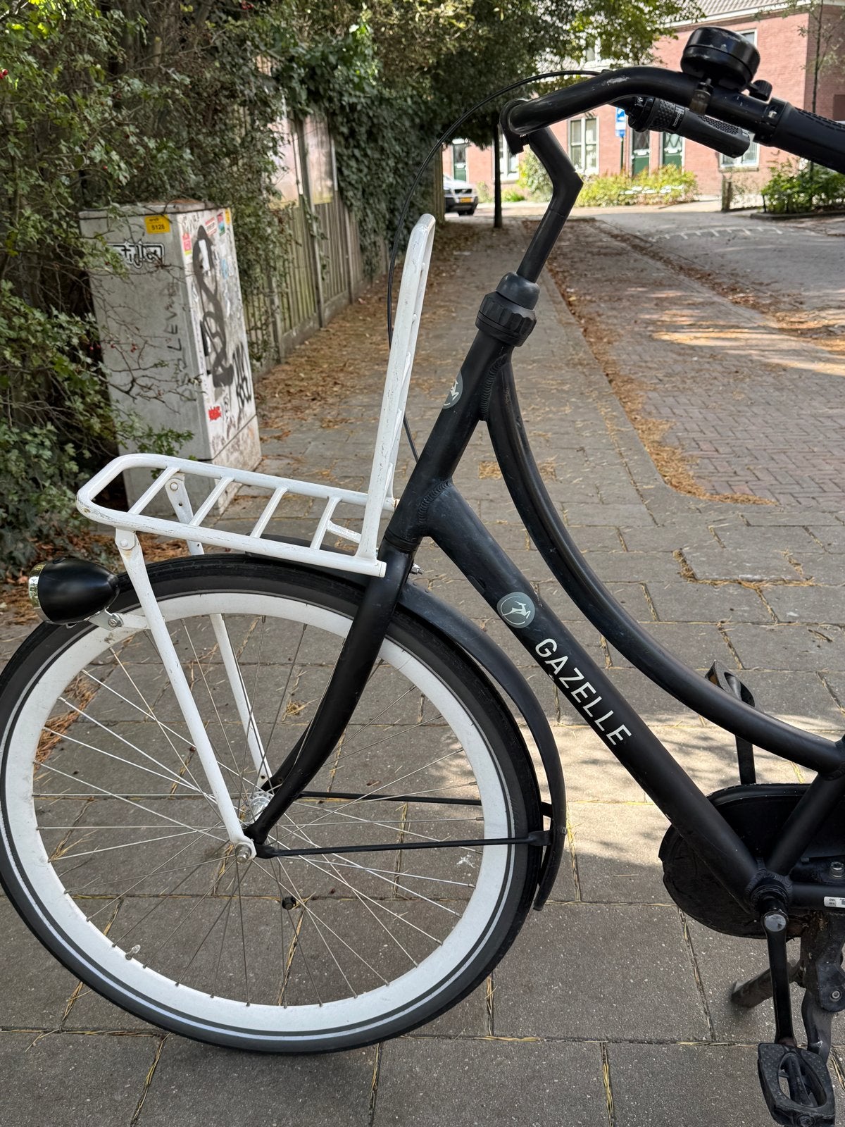 Gazelle damesfiets maat M in goede staat, Ophalen, Terugtraprem, Gebruikt, Versnellingen