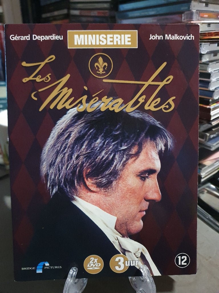 Les Misérables DVD Miniserie - Gérard Depardieu 2DVD, Ophalen, Alle leeftijden, Drama, Zo goed als nieuw