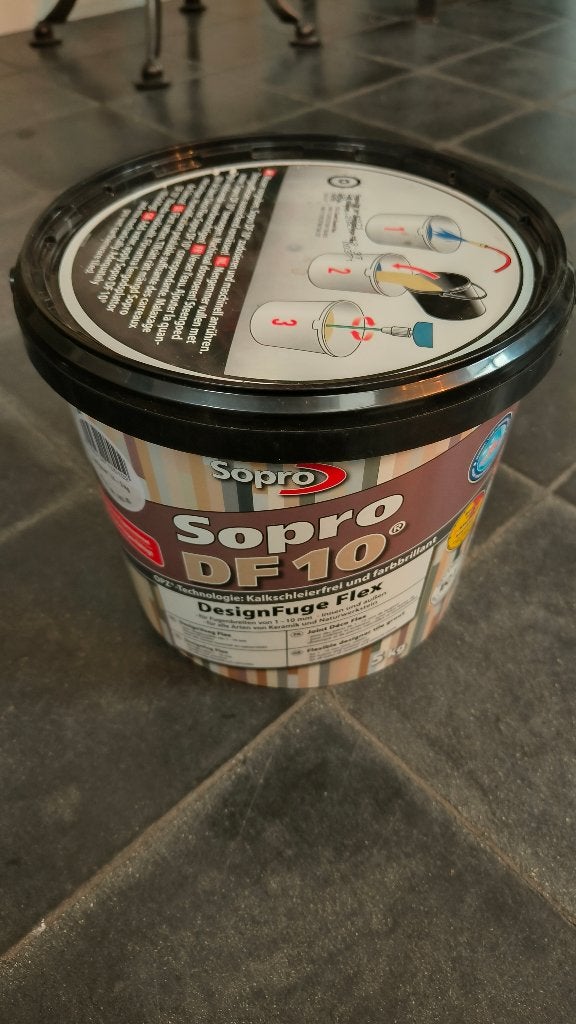 SOPRO design voegmortel lichtgrijs 5kg nieuw in verpakking, Ophalen, Overige typen, Nieuw, Minder dan 20 cm