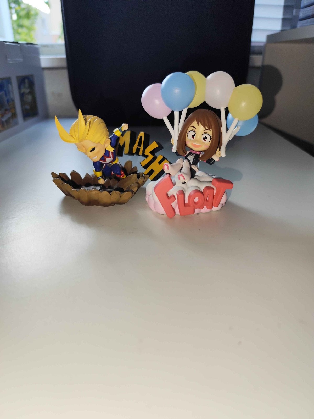 Gachapon MHA (My Hero Academia) All might en Ochaco Uraraka, Ophalen of Verzenden, Zo goed als nieuw