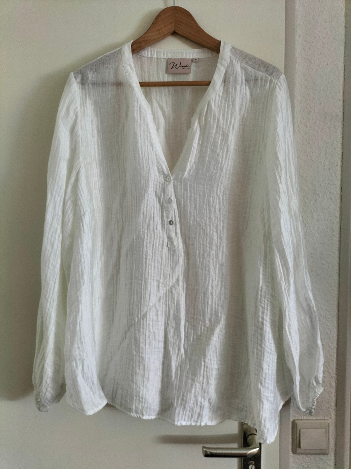 Witte blouse van Wasabi Concept/ XXL, Ophalen, Zo goed als nieuw, Maat 38/40 (M), Wit