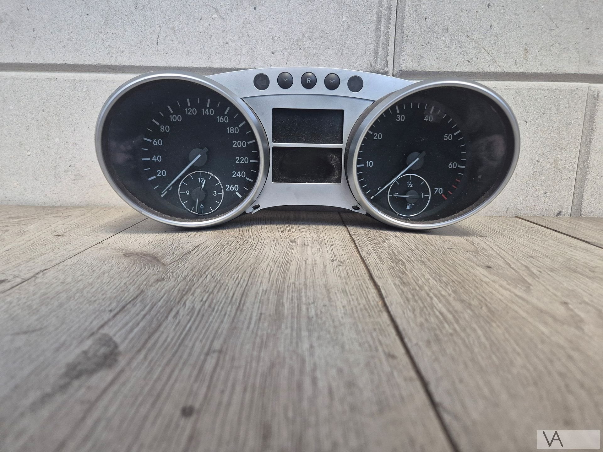Cockpit tellerklok van Mercedes ML W164 benzine a2515407047, Gebruikt, -, Ophalen of Verzenden, -
