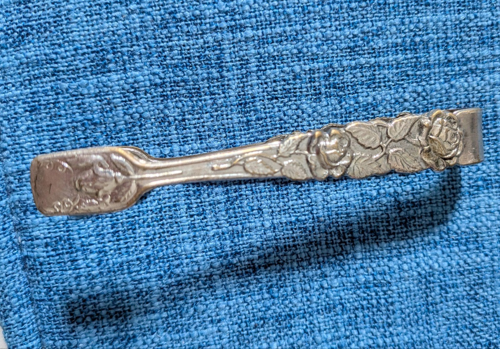 Vintage Suikertang  Roos Verzilverd, Ophalen of Verzenden