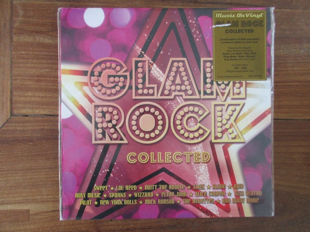 Glam Rock Collected - 2LP silver, Ophalen of Verzenden, Zo goed als nieuw, 12 inch