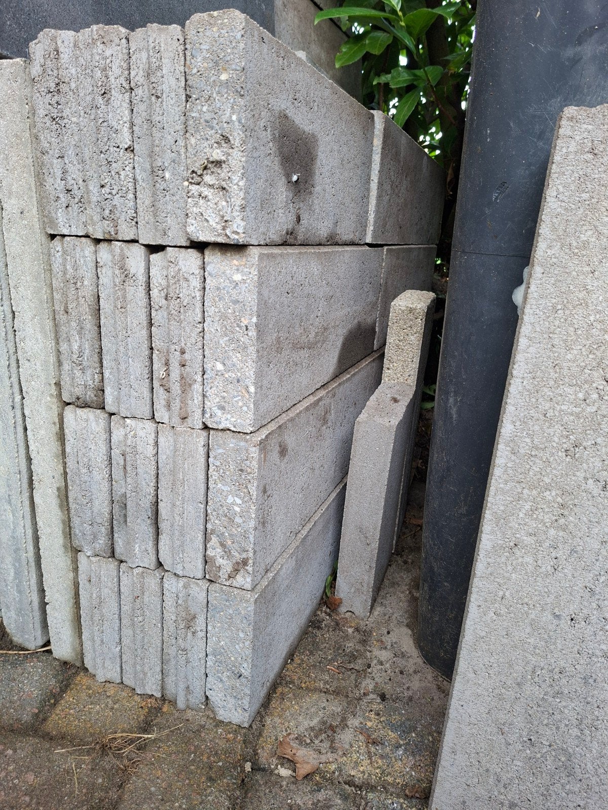 Opsluitbanden - 12 hele en diverse passtukken, Tuin en Terras, Ophalen, Gebruikt, Overige typen, Minder dan 5 m²