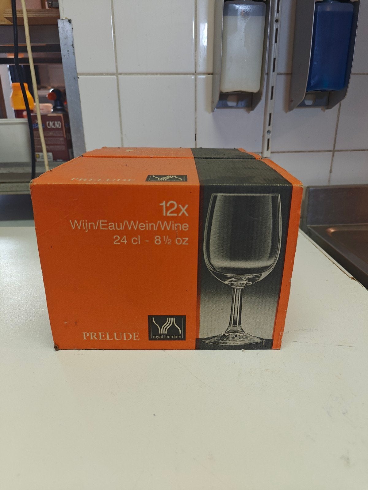 36 Royal Leerdam Prelude wijnglazen 24 cl, Ophalen, Nieuw, Overige merken, Glas