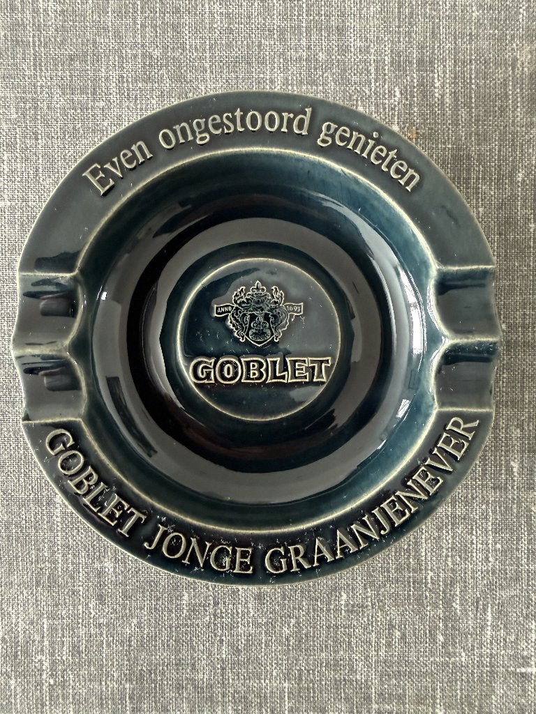 asbak Goblet jenever, Ophalen of Verzenden, Zo goed als nieuw, Asbak