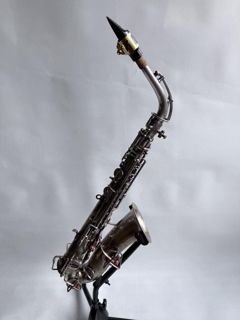 Buescher True Tone alt saxofoon uit 1923, Ophalen of Verzenden, Gebruikt, Alt, Met koffer