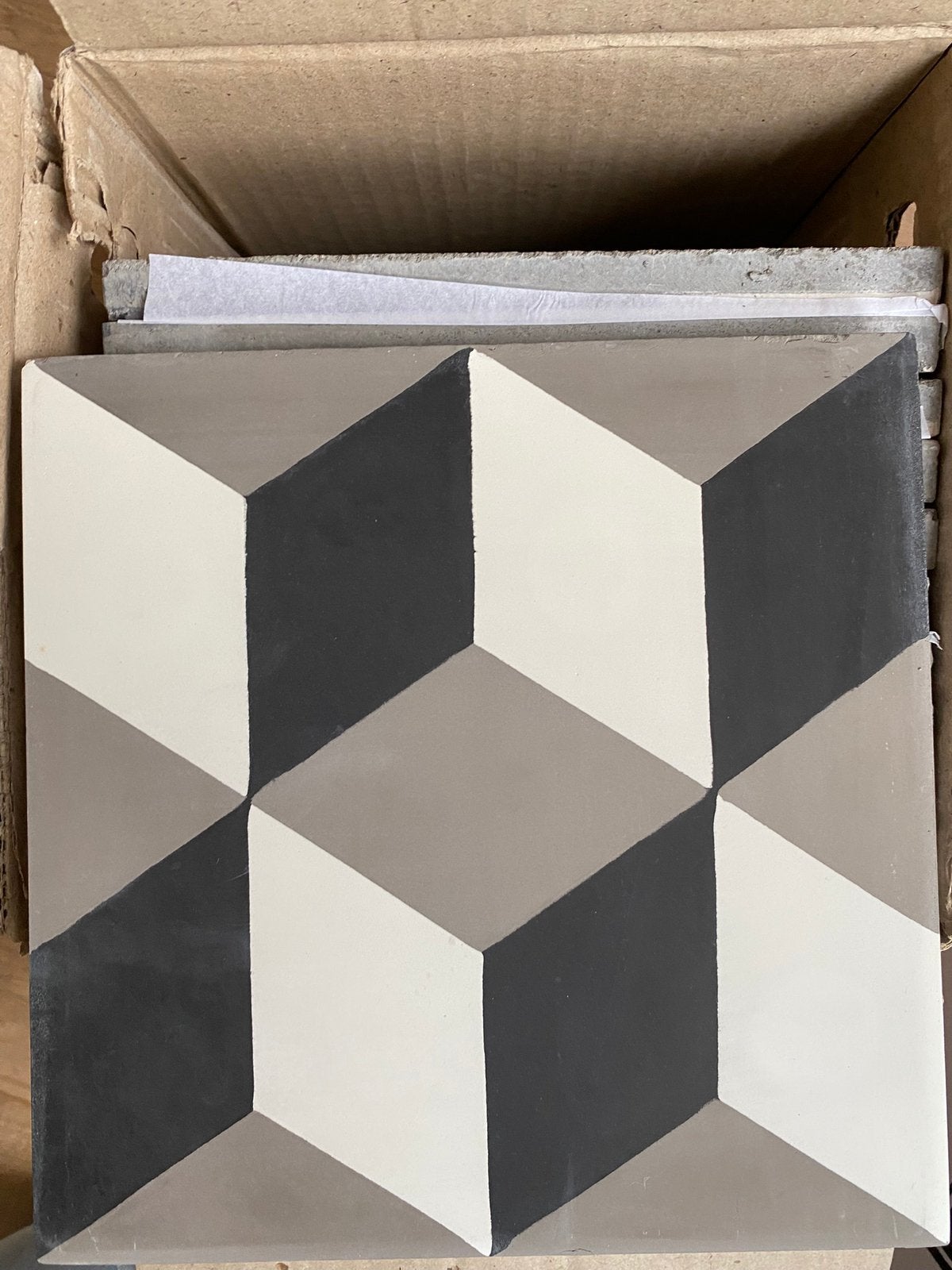 Escher cement tegels 3d, Ophalen, Nieuw, Overige materialen, Overige typen
