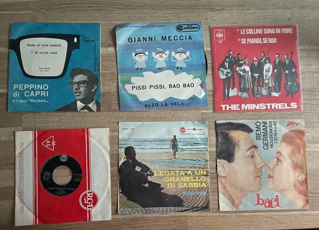 Bundel van 6 Vintage Jaren '60 Singles, Ophalen of Verzenden, Gebruikt, Overige formaten