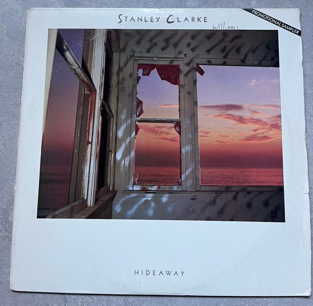 Stanley Clarke - Hideaway (Promo) (Vinyl/LP jazzrock), Cd's en Dvd's, Vinyl | Jazz en Blues, Gebruikt, 1980 tot heden, Ophalen of Verzenden