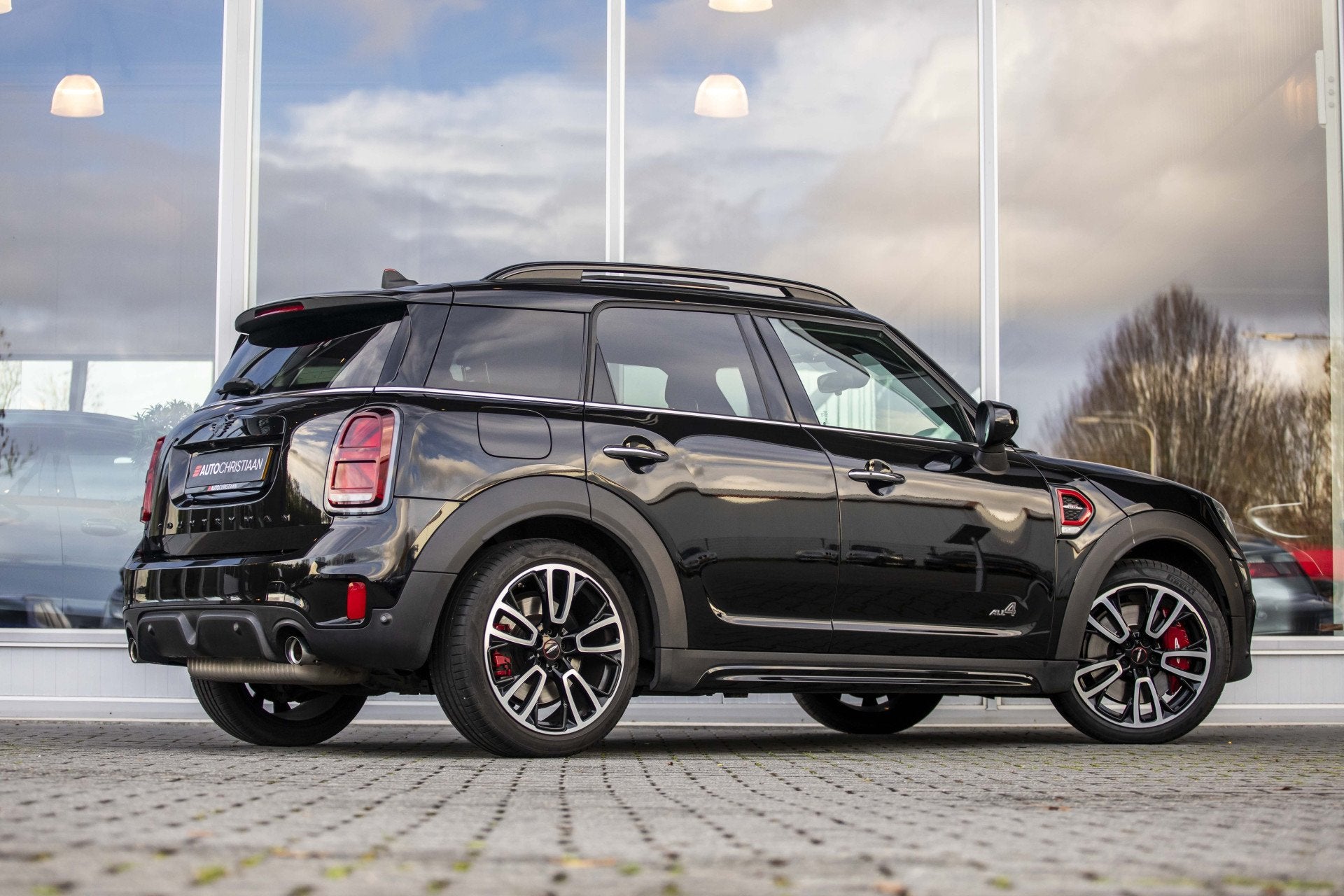 MINI Countryman 2.0 John Cooper Works ALL4 | Pano | Harman K, Auto's, Gebruikt, Zwart, Bedrijf, Vierwielaandrijving