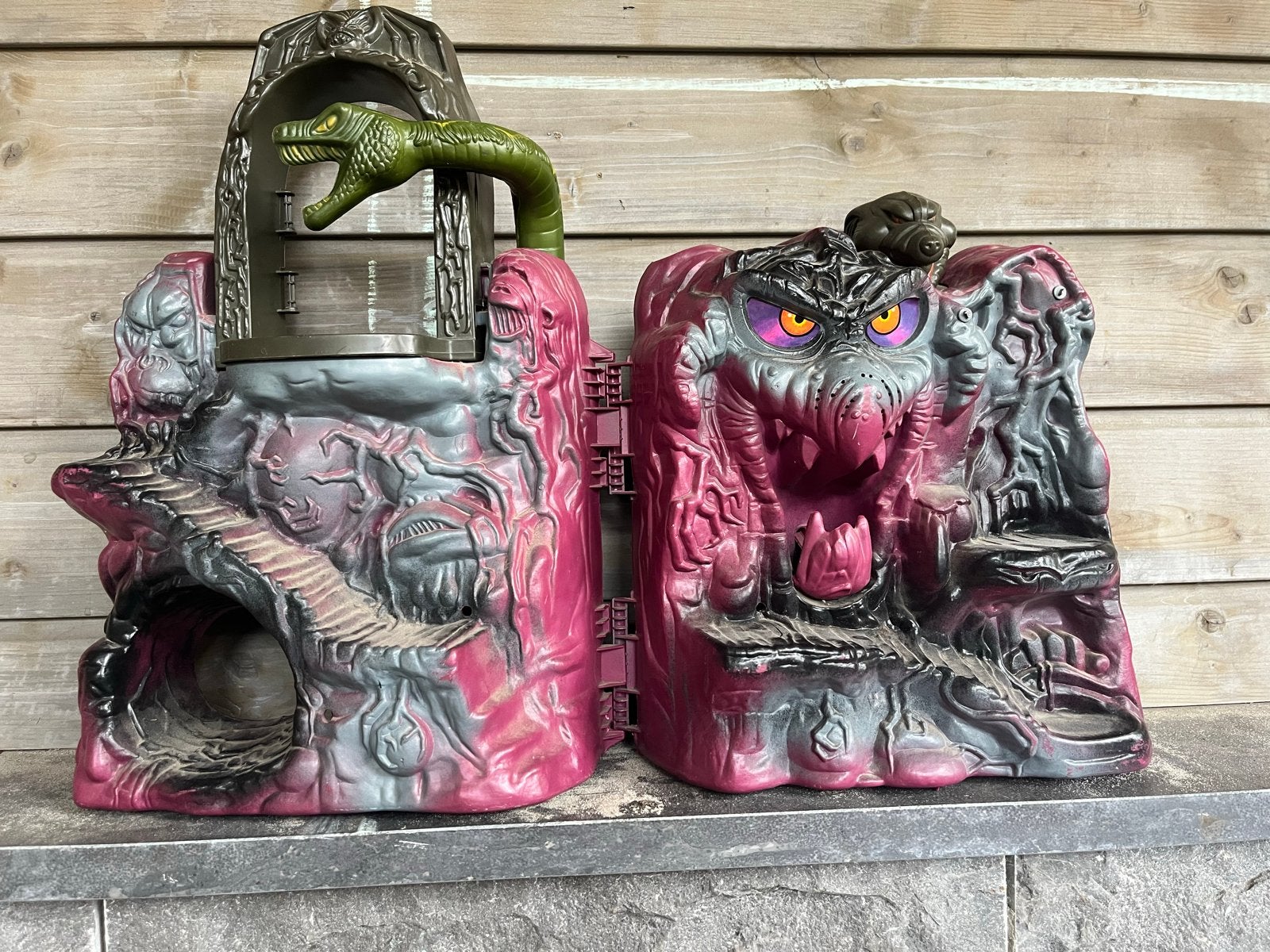 Vintage Masters of the Universe Snake Mountain Speelset, Kinderen en Baby's, Ophalen, Gebruikt