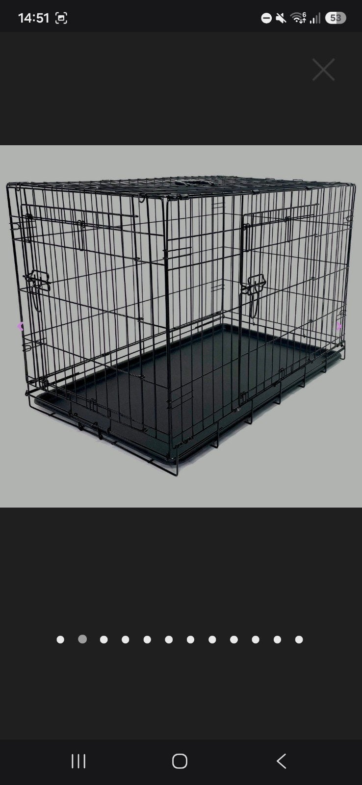 Bench 70x110, Dieren en Toebehoren, Ophalen, Gebruikt