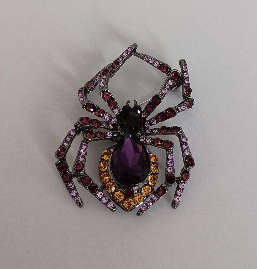 Spin broche, Overige materialen, 4 tot 7 cm, Overige kleuren, Nieuw