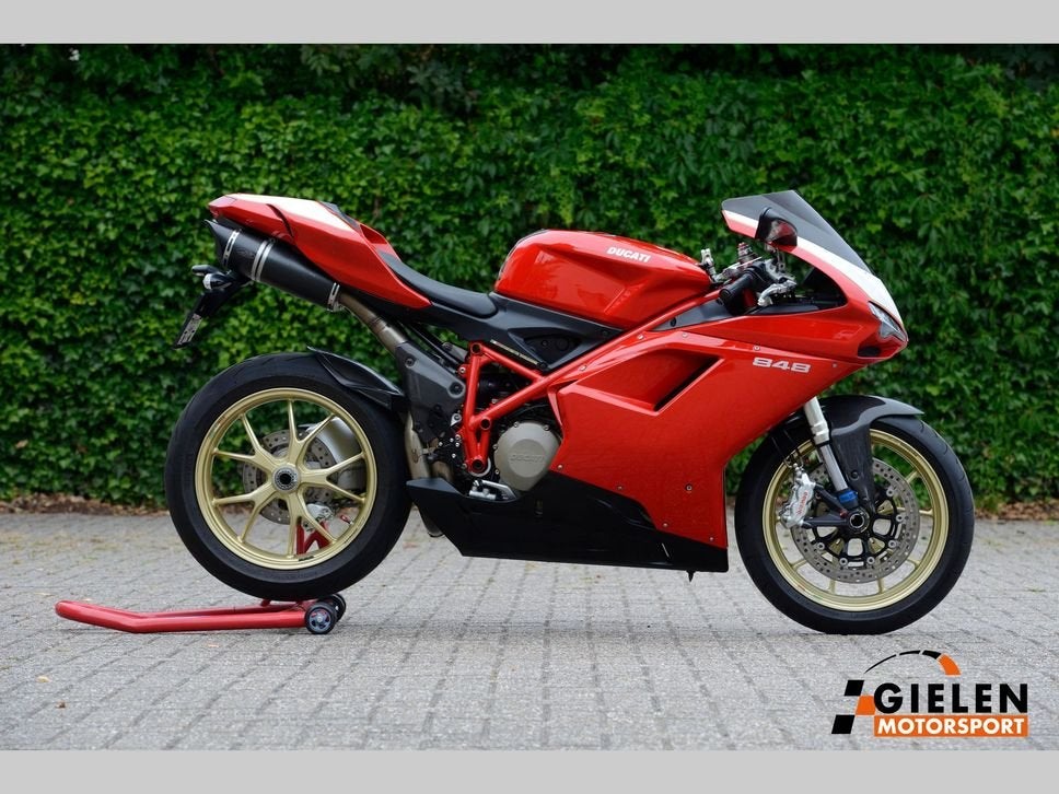 DUCATI 848  R uitgevoerd, Motoren, DUCATI, 2 cilinders, 849 cc, Motorrijbewijs A