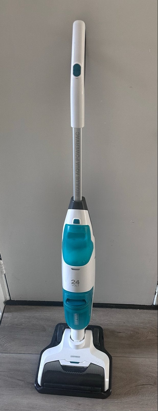 Leifheit Regulus Aqua PowerVac 24V Steelstofzuiger, Ophalen, Gebruikt, Draadloos, Reservoir