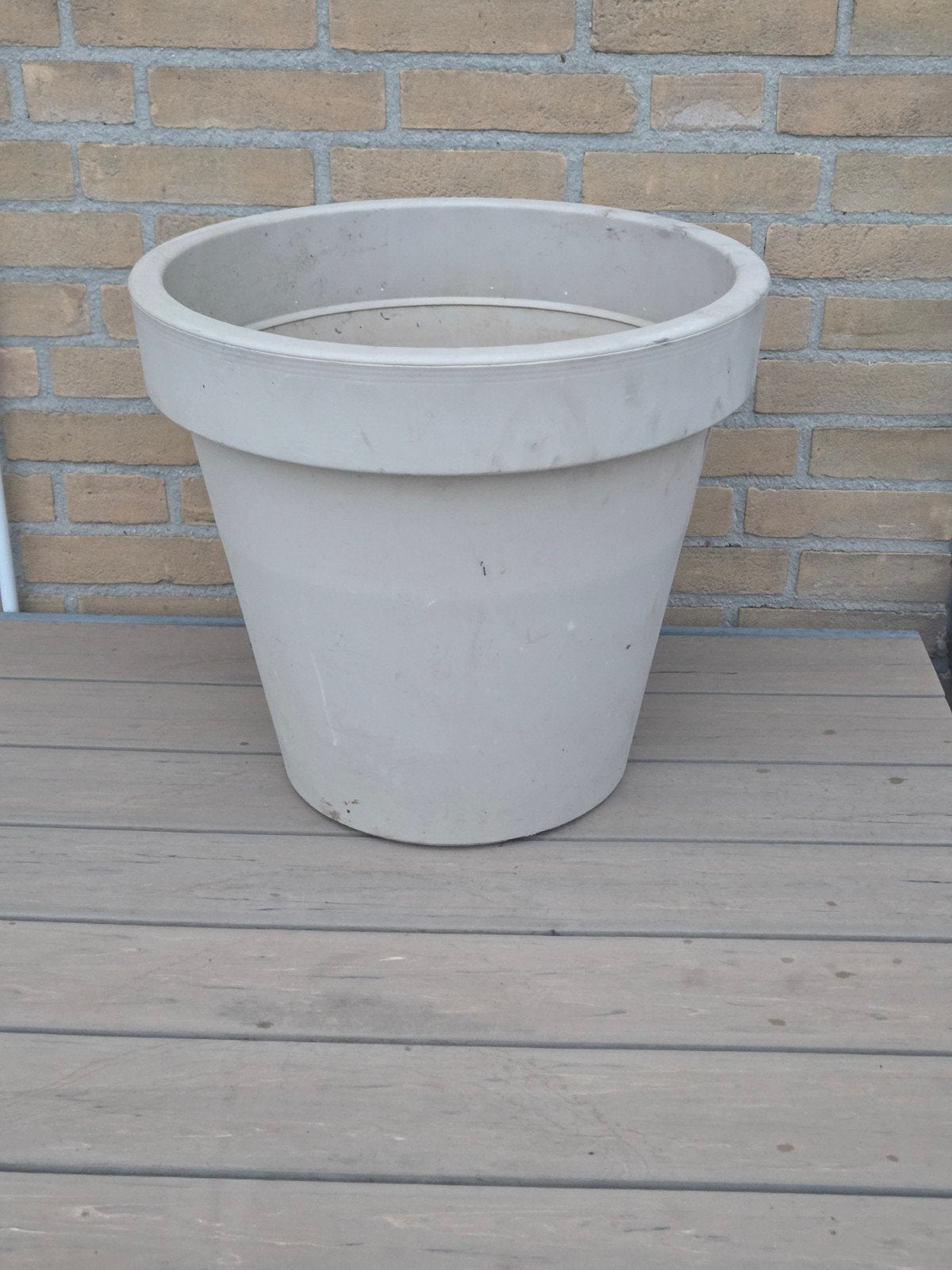 kunststof bloempot 40cm, Ophalen, Zo goed als nieuw, Kunststof