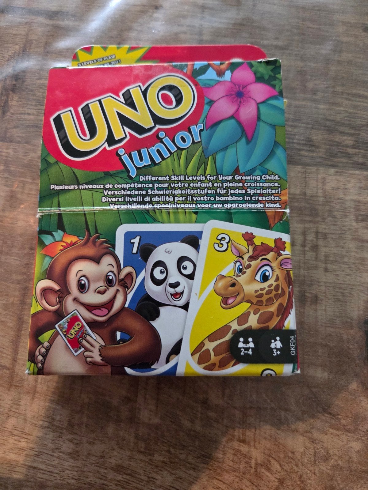 UNO Junior kaartspel, Hobby en Vrije tijd, Een of twee spelers, Ophalen of Verzenden, Gebruikt, Mattel