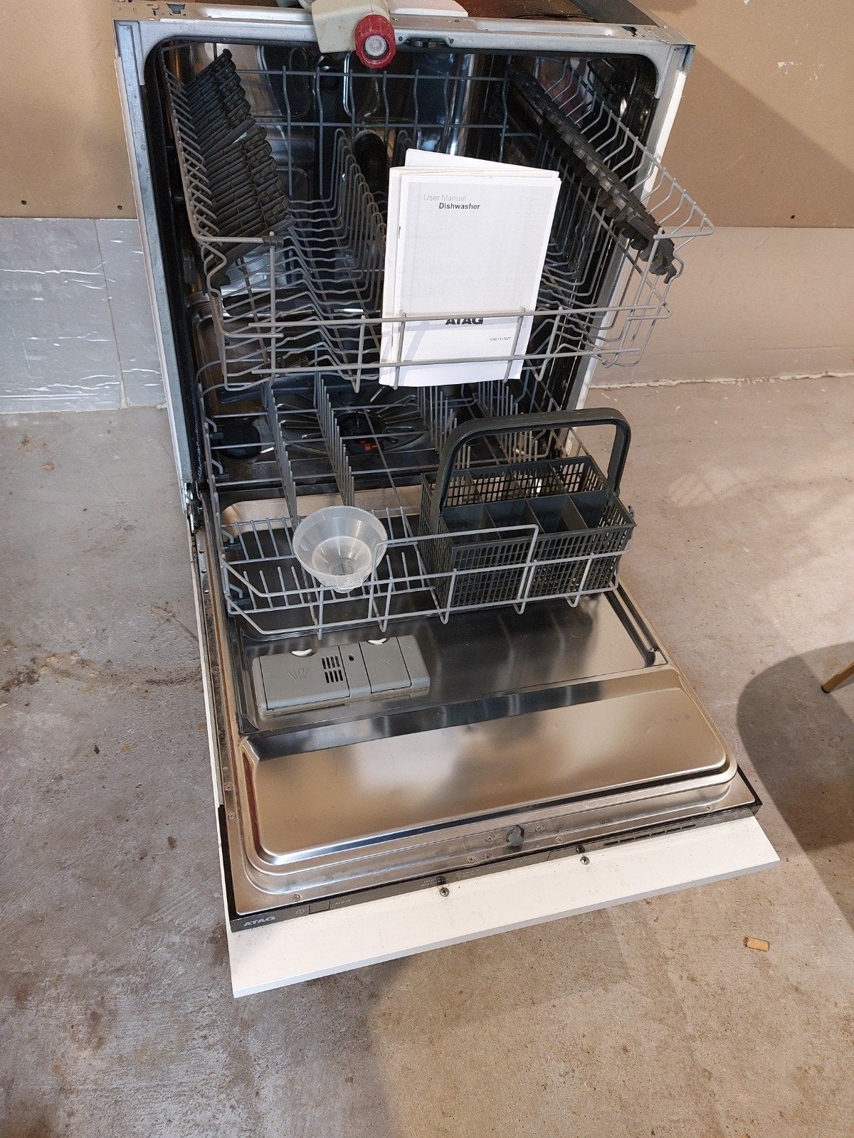 ATAG inbouw vaatwasser te koop kan met montage, Ophalen, Gebruikt, Eco programma, 60 cm of meer