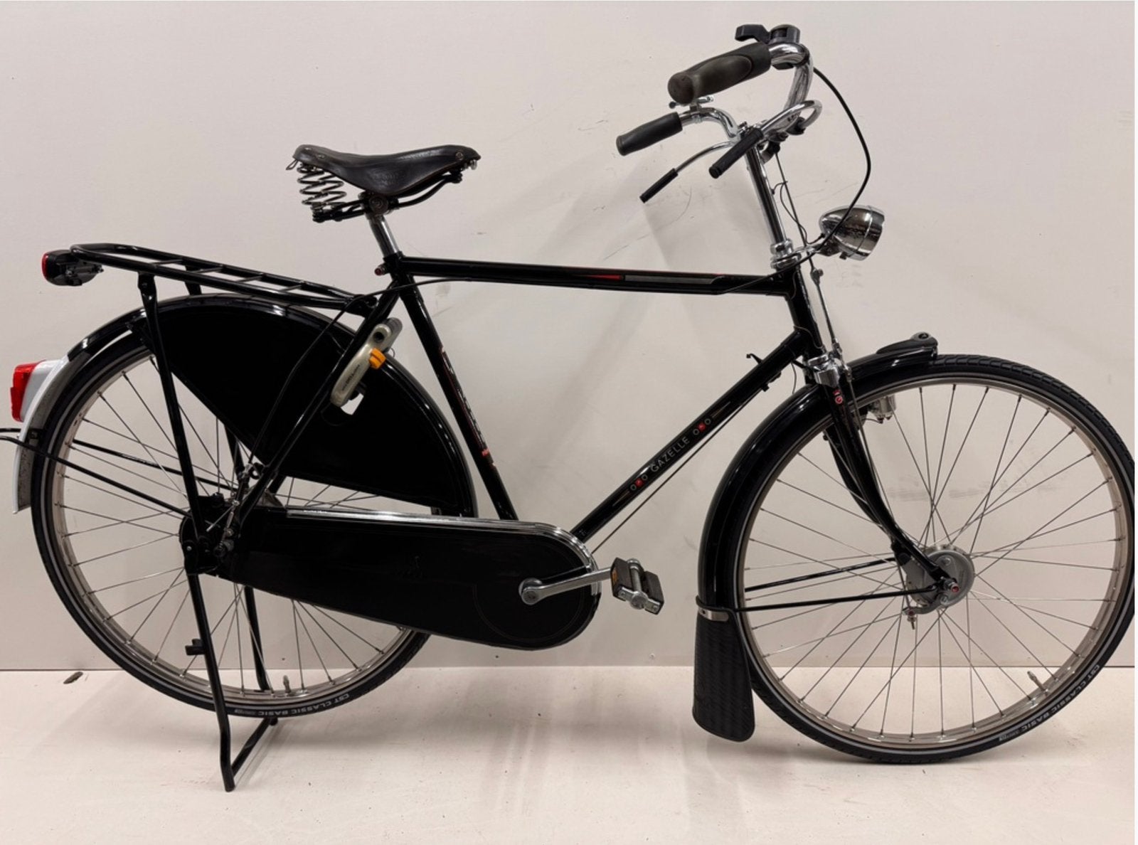 Gazelle Tour Populair herenfiets opafiets 57cm stangremmen, Fietsen en Brommers, Ophalen, Gebruikt, Versnellingen, 57 tot 61 cm