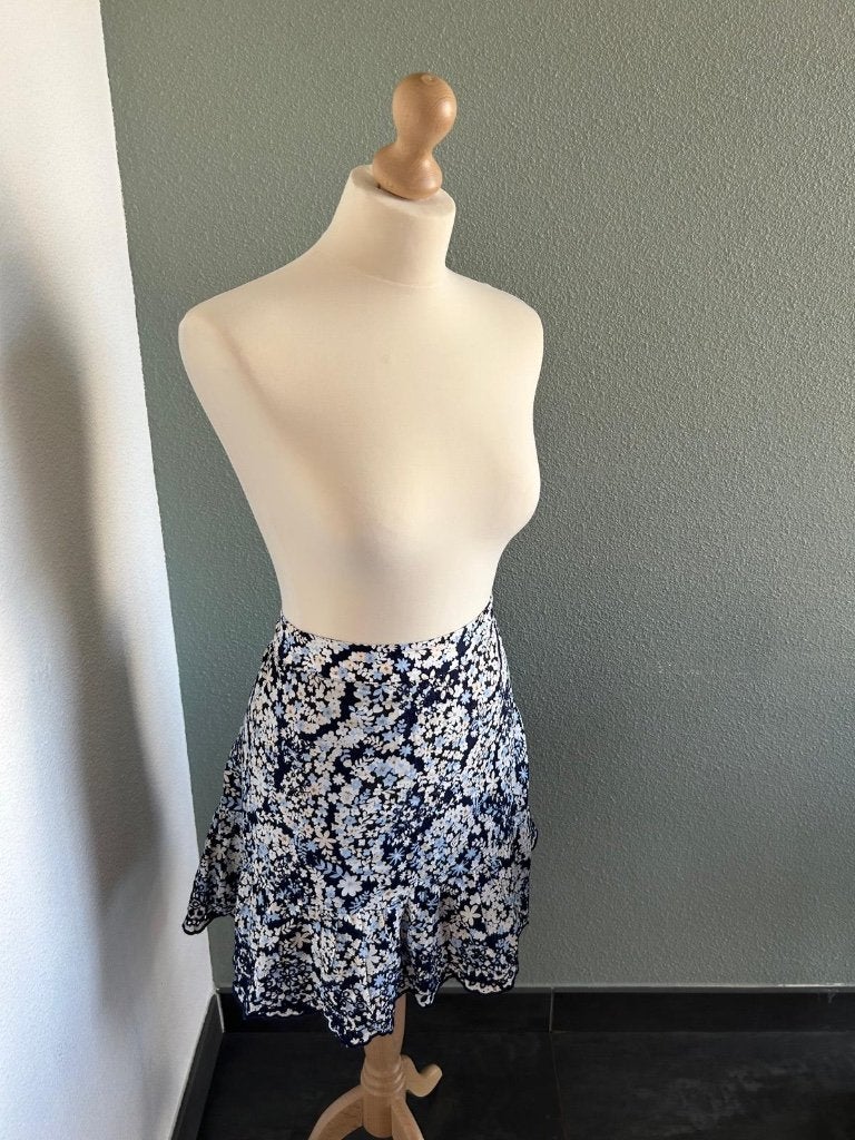 Fabienne Chapot maat 42 als nieuwe Tilly rok 145, Blauw, Maat 42/44 (L), Ophalen of Verzenden, Zo goed als nieuw
