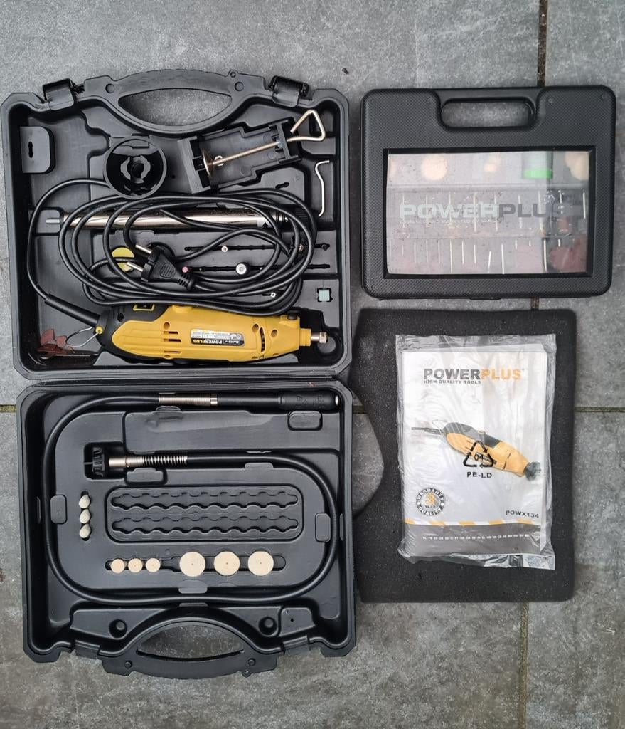Powerplus POWX134 Combitool met accessoireskoffer, Doe-het-zelf en Verbouw, Gereedschap | Handgereedschap, Ophalen of Verzenden
