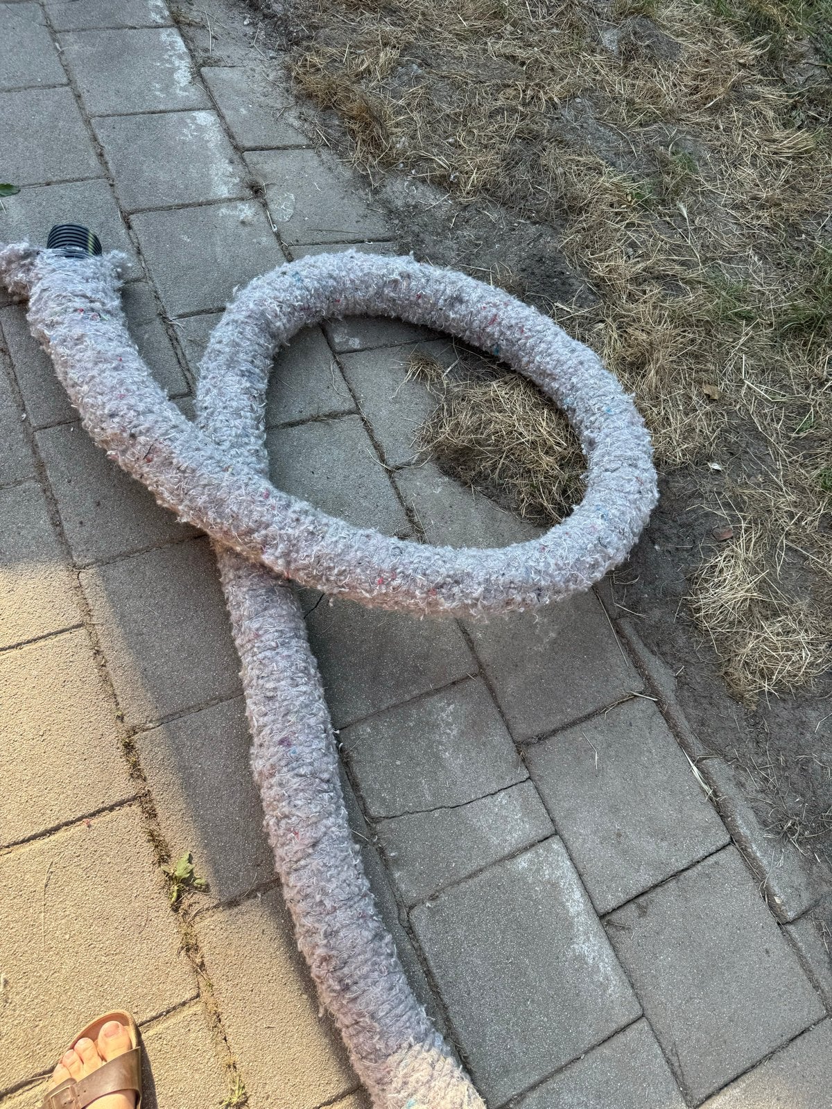 Drainagebuis 80 mm 14 meter, Ophalen, Afvoer, Gebruikt, Pvc