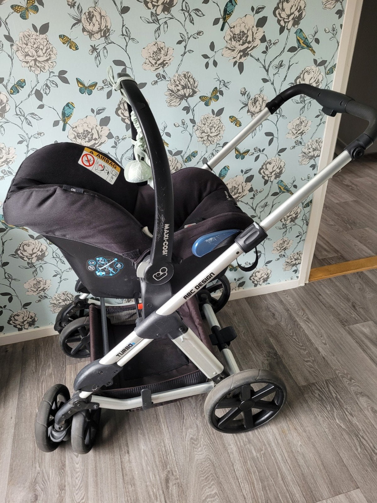 Complete 3-delige kinderwagen van ABC Design Turbo,, Kinderen en Baby's, Kinderwagens en Combinaties, Gebruikt, Combiwagen, Overige merken