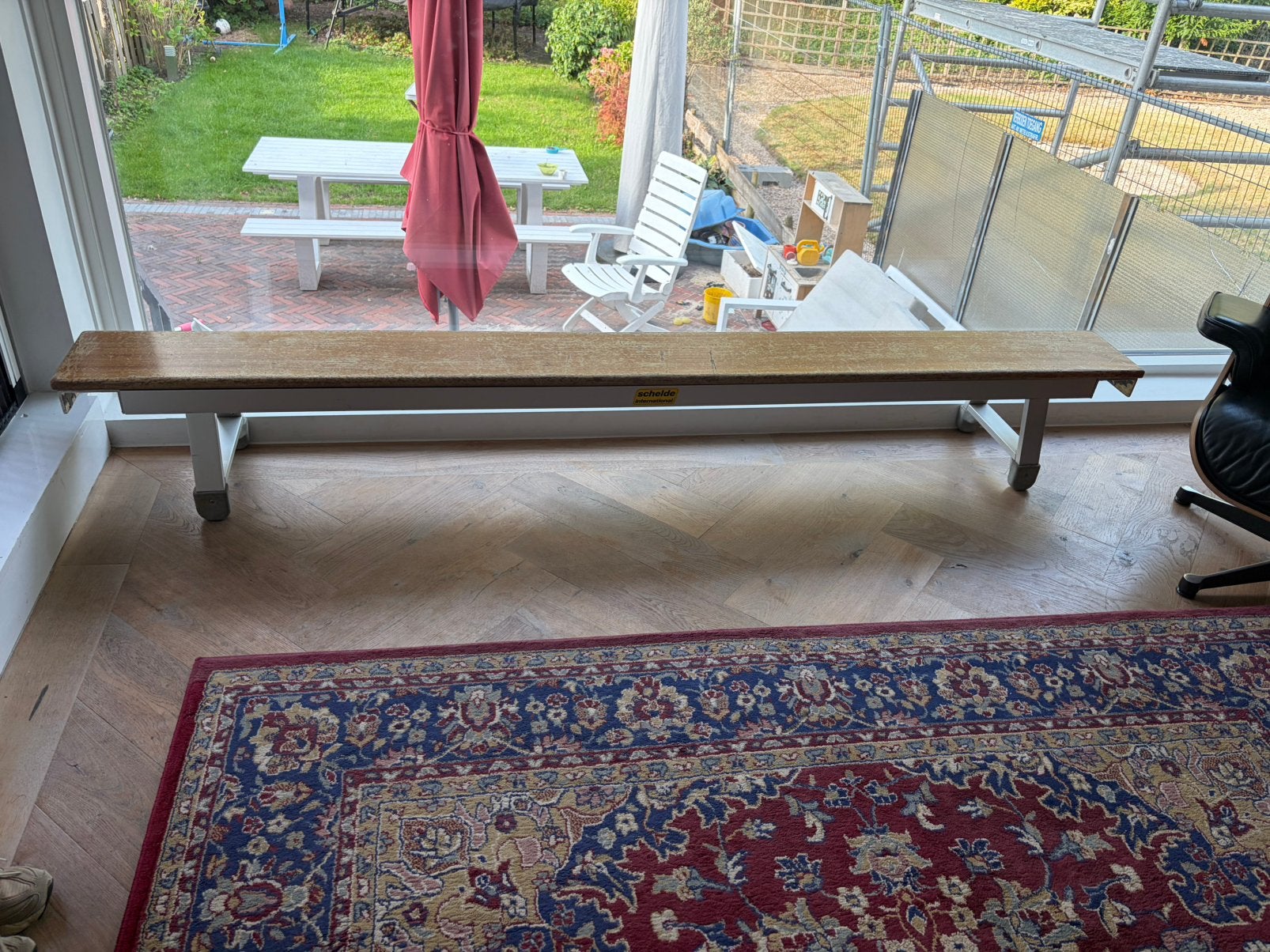 Gymbank, Sport en Fitness, Turnen, Ophalen, Gebruikt, Bruin, Materiaal