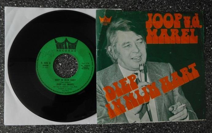 Joop v.d.Marel - diep in mijn hart, Ophalen of Verzenden, Zo goed als nieuw, 7 inch, Levenslied of Smartlap